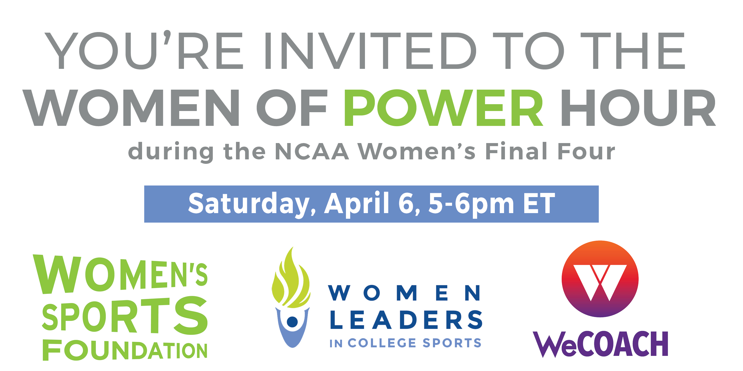 Women of Power Hour at the Women's Final Four