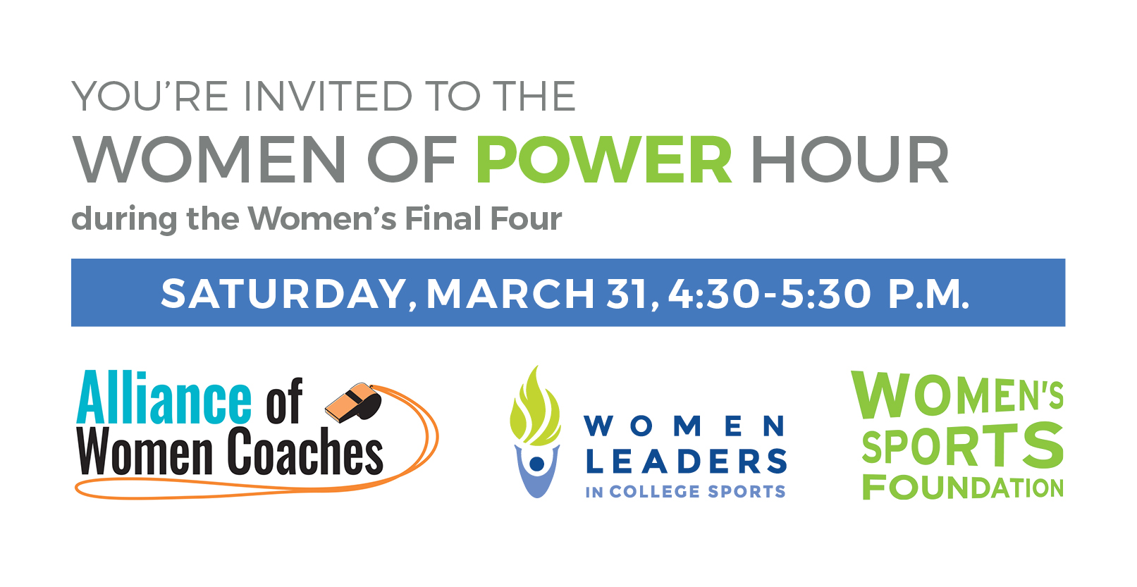 Women of Power Hour at the Women's Final Four